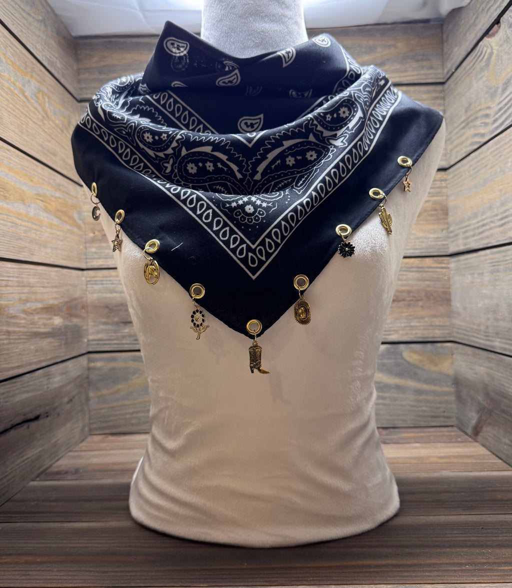 Midnight At the Rodeo - Western Cowgirl Bandana