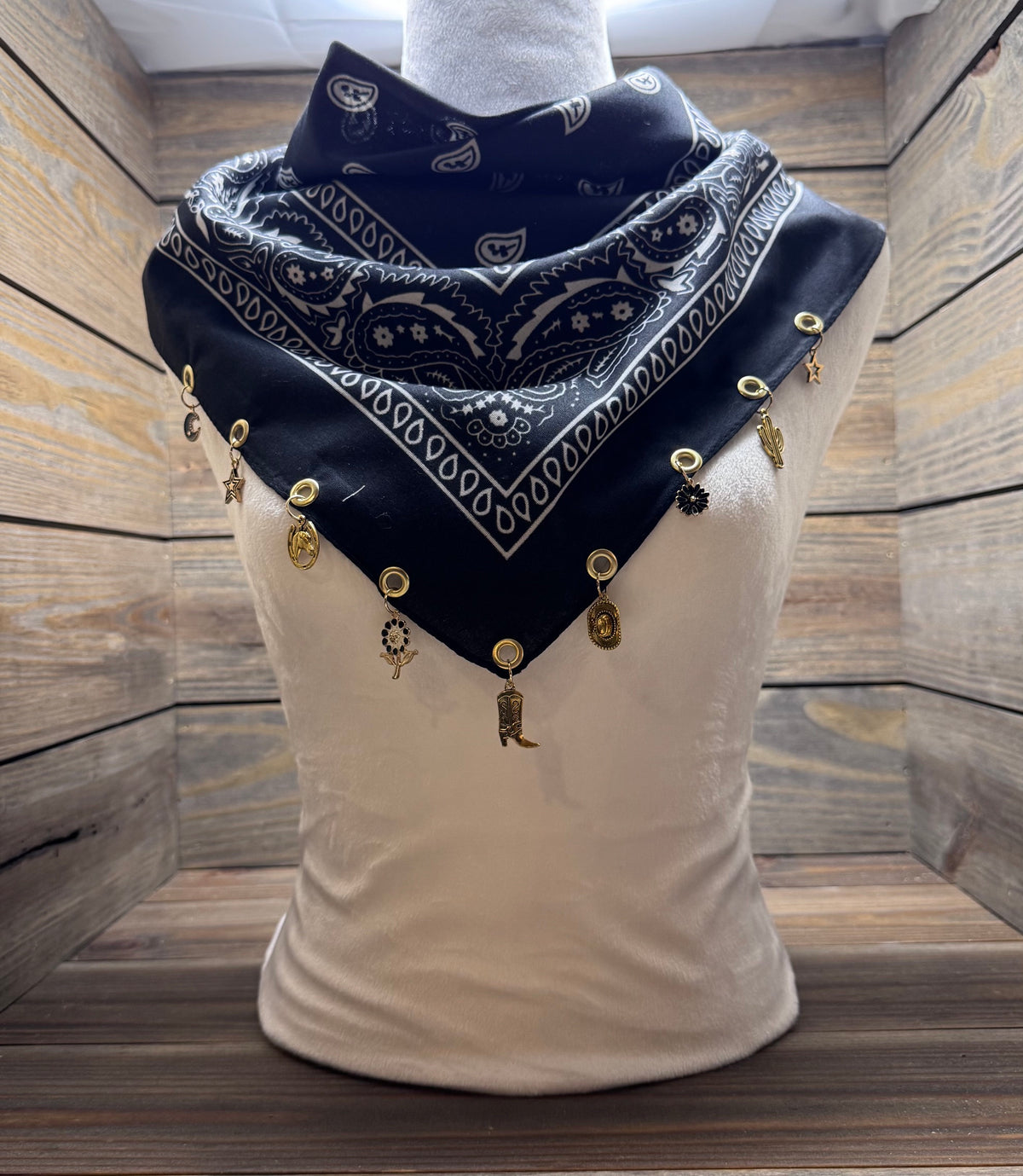 Midnight At the Rodeo - Western Cowgirl Bandana
