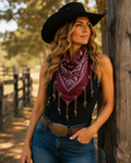 Renegade Red - Western Fringe Bandana