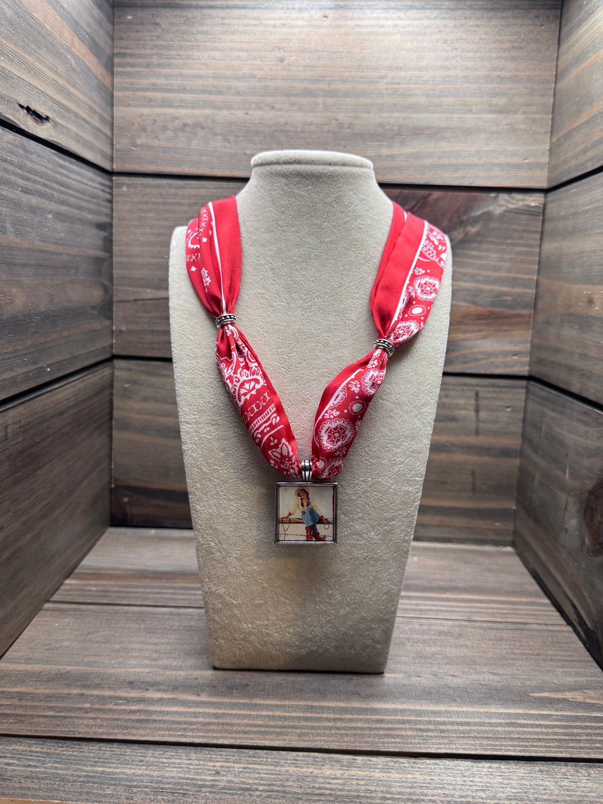 Rodeo Red - Red Inspired Charm Necklace