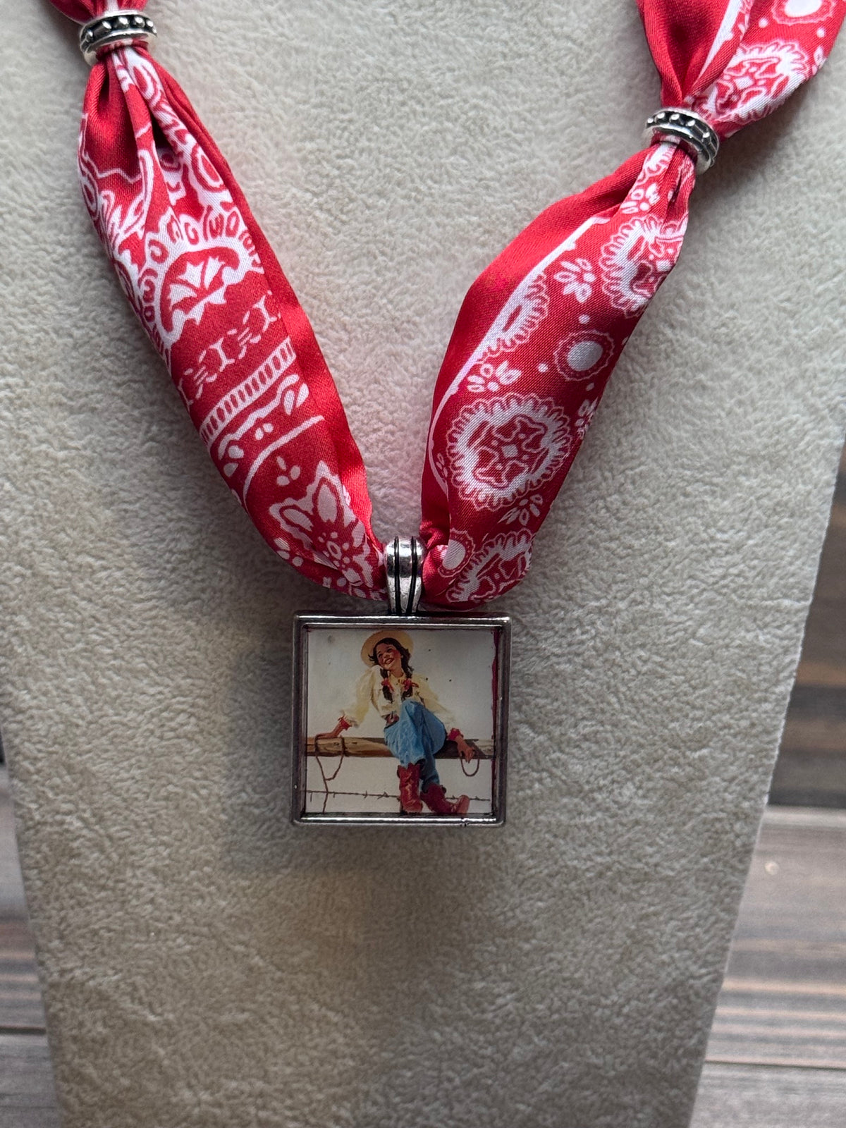 Rodeo Red - Red Inspired Charm Necklace